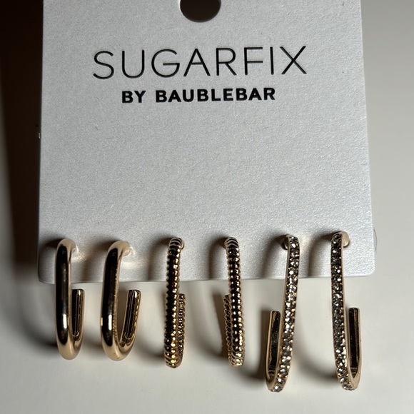 ⭐️NWT-Gold Earrings Set-Three Pairs - Picture 2 of 4